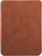Lunso - Lederen sleepcover hoes - Geschikt voor Kobo Nia (6 inch) - Cognac