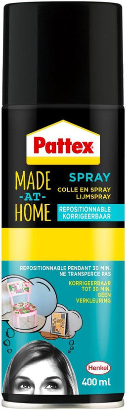 Lijmspray pattex hobby spuitbus non-perm 400ml | 6 stuks