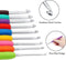Veelzijdige Haaknaaldenset - Set van 9 maten, Ergonomisch & Aluminium met Accessoires