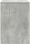 vidaXL - Nachtkastje - met - lade - 40x34x50 - cm - betongrijs