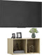 vidaXL - Tv-meubel - 72x35x36,5 - cm - bewerkt - hout - sonoma - eikenkleurig