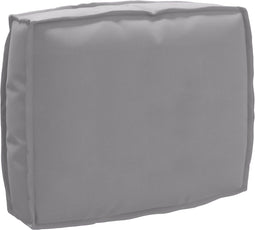 vidaXL - Ligbedkussen - voor - Rugleuning - Grijs - 50x40x12 - cm - Oxford - Stof