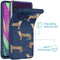 iMoshion Design voor de Samsung Galaxy A40 hoesje - Luipaard - Blauw