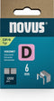 Novus D 53F - Nietjes platte draad 6 mm - 1200 stuks
