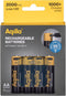 Aqiila Oplaadbare USB-C AA Batterijen - 2000 mAh - 4-in-1 USB-C kabel