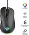 Trust GXT 922 Ybar - Bedrade Gaming Muis - 7200 DPI RGB - Zwart