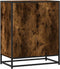 vidaXL - Dressoir - 62x35x76 - cm - bewerkt - hout - gerookt - eikenkleurig