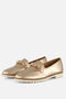 Tamaris Instappers - Leer - Touch-it binnenzool - Goud