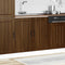 vidaXL - Spoelbakonderkast - Lucca - bewerkt - hout - bruin - eikenkleur