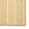 vidaXL - Vloerkleed - rechthoekig - 100x300 - cm - bamboe - lichtnaturel