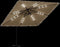 vidaXL - Parasol - met - LED's - en - stalen - paal - 269x269x235 - cm - bruin