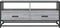 vidaXL - Salontafel - 100x50x45 - cm - bewerkt - hout - en - metaal - grijs - sonoma
