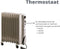 Plein Air Elektrische Olieradiator ERC2-2009 - 9 verwarmingselementen - 2000 W \\u2013 tot 20 m\\u00b2 - Regelbare kamerthermostaat