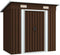 vidaXL - Tuinberging - 204x132x186 - cm - staal - antraciet