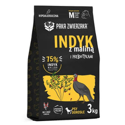 Voer Paka Zwierzaka Turkey with raspberry M Pauw 3 Kg
