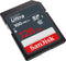 SanDisk Ultra - SDXC UHS-I - 128 GB - Zwart
