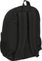 Schoolrugzak Kappa Black and pink Zwart (30 x 46 x 14 cm)