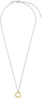 TI SENTO Dames Ketting - 925 zilver - Zilver geel verguld - Maat 42 - 34022SY