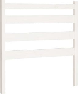 vidaXL - Hoofdbord - 96x4x100 - cm - massief - grenenhout - wit