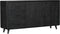 Dressoir zwart - dressoir kast - industrieel dressoir 180 cm