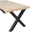 WOOOD Tablo Tafel Visgraat met Alkmaar Poot - Mango - 75x200x90