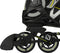 Nijdam Circle Rayzor - Inline Skates - Alu Frame - Zwart - Maat 43