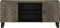 vidaXL - Tv-meubel - 105x33x46 - cm - massief - mangohout - zwart