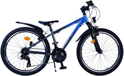 Volare XC Race - Kinderfiets 24 Inch - 21 Versnellingen - Grijs Blauw
