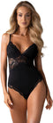Obsessive 810-TED-1 Teddy - Erotische Lingerieset - Maat XXL - Zwart