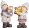 House of Seasons Kerstversiering Kind - 27x17x43 cm - Magnesium - Roze