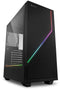 Sharkoon RGB Flow - ATX Semi-toren - Multicolour verlichting - Zwart