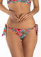 CYELL IN BLOOM - Bikinibroekje Laag Tie Side - Gebloemd Roze/Turquoise