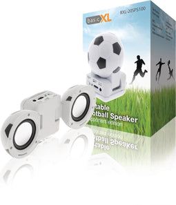 BasicXL BXL-20SPS100 - Draagbare speaker - Smartphone-standaard - Wit