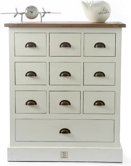 Riviera Maison Dressoir Kasten - Newport Drawer Cabinet - Wit