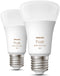 Philips Hue E27 Slimme Lichtbron - White and color ambiance - 800 lumen - Bluetooth - (2 stuks)