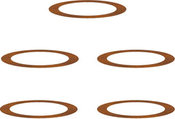 vidaXL - Plantenring - 5 - stuks - Ø90/120 - cm - Weersbestendig - Staaldraad