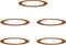 vidaXL - Plantenring - 5 - stuks - Ø90/120 - cm - Weersbestendig - Staaldraad