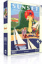 New York Puzzle Company - Sunset Toy Boats - 1000 stukjes puzzel