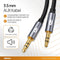 Drivv. AUX Kabel 3.5 mm - Jack Kabel - Gold Plated - Zilver - 5 meter