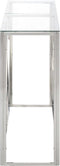 vidaXL - Wandtafel - roestvrijstaal - en - gehard - glas - zilverkleurig