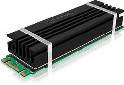 Icy Box IB-M2HS-70 - Koelplaat M.2 SSD - Passieve koeling - Zwart