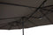 LIFA GARDEN - Dubbele Parasol - Waterdicht met Hoes - Antraciet 450 x 270 cm