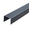Tuindeco - U-profiel zwart 50 mm Tuindeco