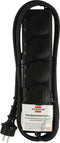 Brennenstuhl - Stopcontactverdeler IP44 - 4-voudig 2m H07RN-F 3G1,5 zwart