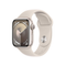Apple Watch Series 9 - Smartwatch - GPS - 41mm - Aluminium - Sportbandje S/M - Zilver (Beige)