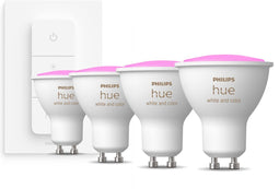 Philips Hue GU10 - Slimme LED-spot - 350 Lumen - Dimbaar - Bluetooth - (4 stuks)