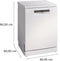 Bosch SMS6ZCW10G - Vrijstaande Vaatwasser - 14 Couverts - PerfectDry - Wit