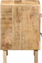 vidaXL - Nachtkastje - 2 - st - 40x32x46 - cm - massief - hout - ruw - mangohout