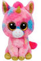 Ty Beanie Eenhoorn knuffel - Fantasia - roze - 24 cm - pluche - eenhoorns knuffels