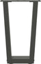 vidaXL - Eettafelpoten - 2 - st - V-vormig - 28x(42-43,3) - cm - staal - antraciet